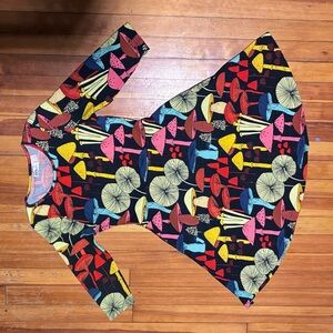 LA Soul Colorful Mushroom Print Dress